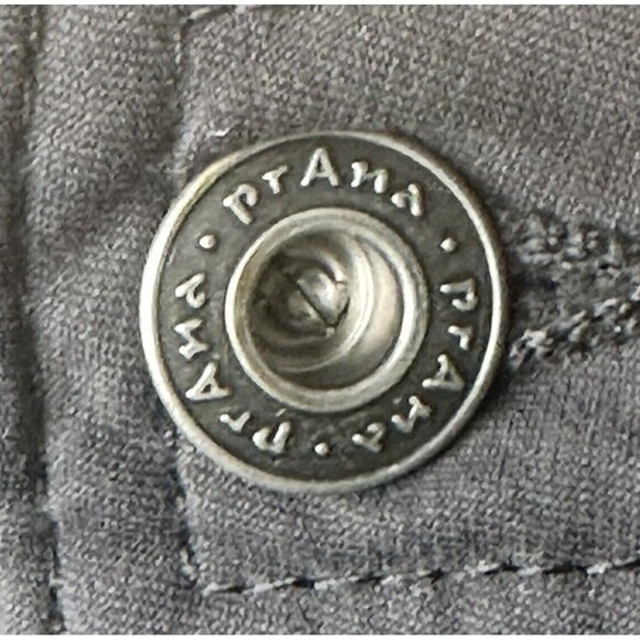 prAna Mens Shorts Breathe Cargo Chino Born from the Experience Gray Size 36 x 12 - Picture 4 of 14